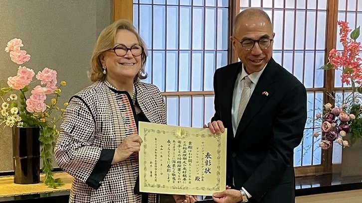 Güler Sabancı’ya Japonya Büyükelçisi Ödülü 