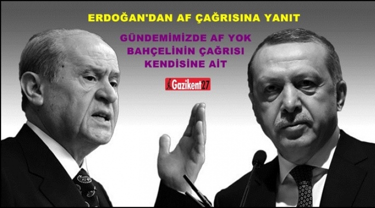 G&uuml;ndemimizde af yok, Bah&ccedil;eli'nin &ccedil;ağrısı kendisine ait