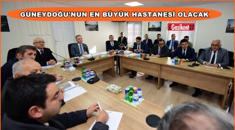 G&uuml;neydoğu&rsquo;nun en b&uuml;y&uuml;k Şehir Hastanesi Gaziantep&rsquo;e yapılıyor