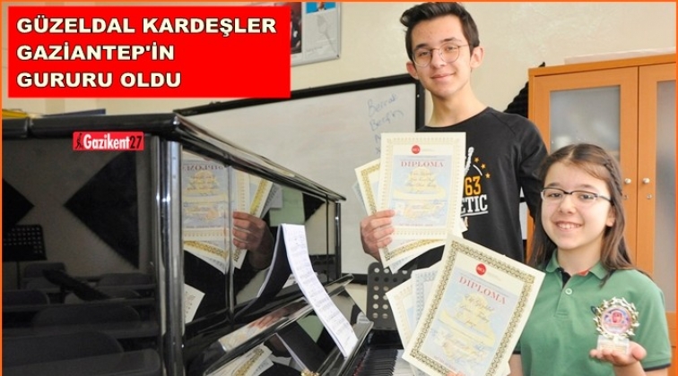 Güzeldal kardeşler uluslararası dereceyle döndü