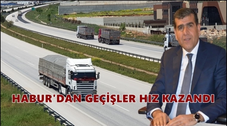 Habur’da TIR geçiş sayısı artıyor