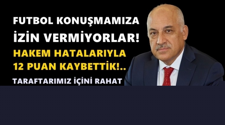 Hakem hatalarıyla 12 puan kaybettik
