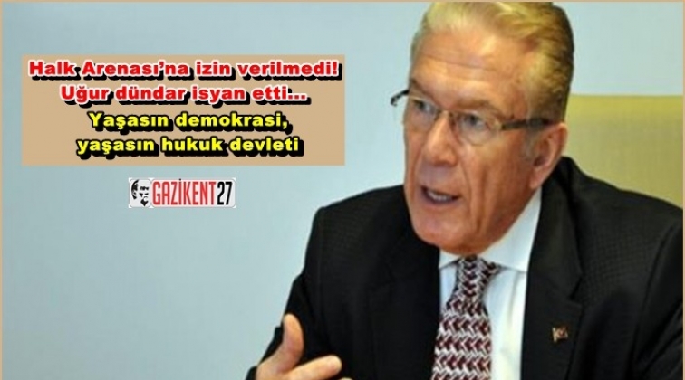 Halk Arenası&rsquo;na izin verilmedi!