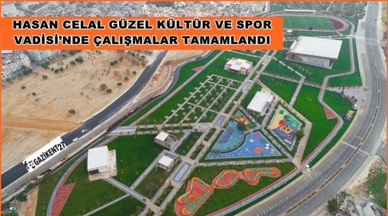 Hasan Celal G&uuml;zel K&uuml;lt&uuml;r ve Spor Vadisi tamamlanıyor