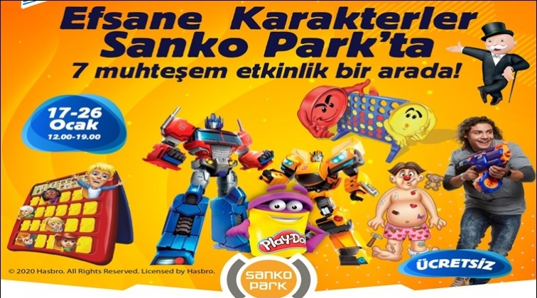 Hasbro’nun yedi muhteşem oyunu Sanko Park’ta