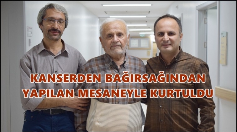 Hastanın bağırsağından idrar kesesi yapıldı