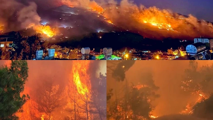 Hatay, Çanakkale ve Mersin'de orman yangını...