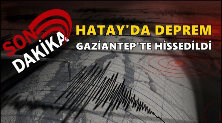 Hatay’daki deprem Gaziantep'te hissedildi
