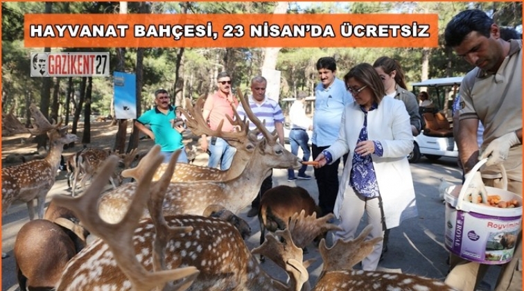 Hayvanat Bah&ccedil;esi bug&uuml;n &uuml;cretsiz