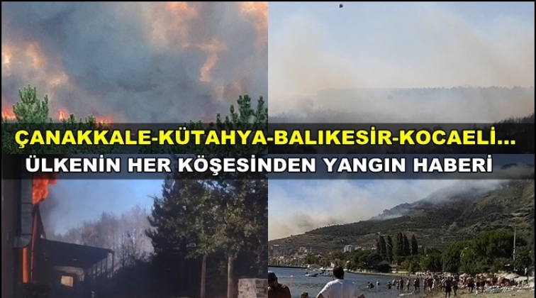 Türkiye’de bir günde 27 yangın!