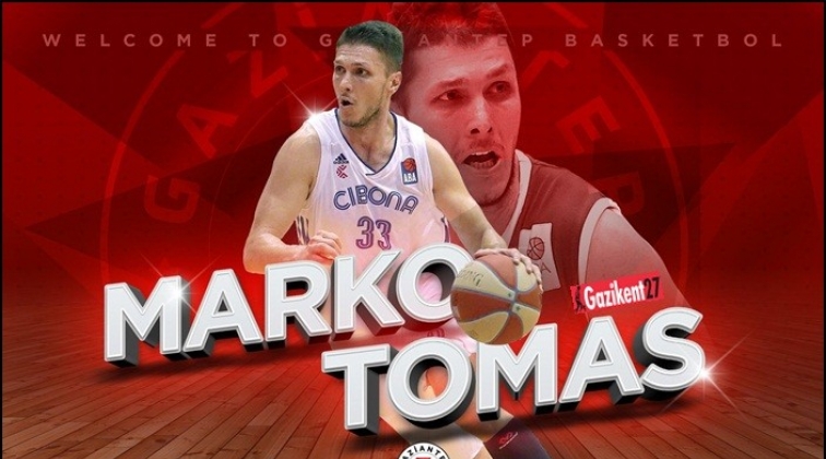 Hırvat oyuncu Marko Tomas Gaziantep Basketbol'da