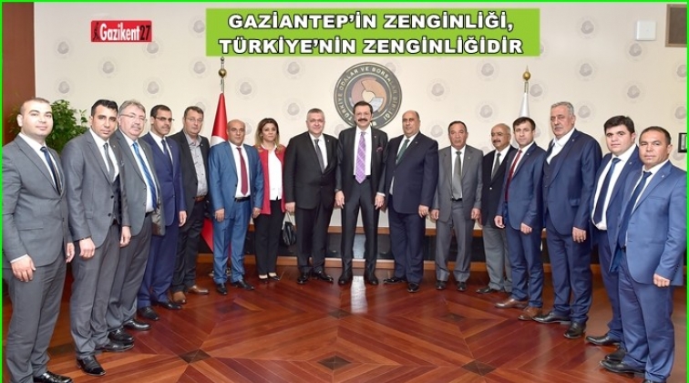 Hisarcıklıoğlu, GTB heyetini ağırladı