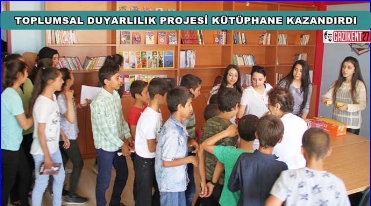HKÜ öğrencilerinden 'Kardeşimin Kütüphanesi' projesi