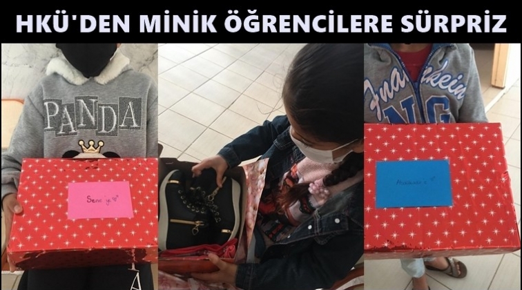 HKÜ'den kitap ve ayakkabı desteği...