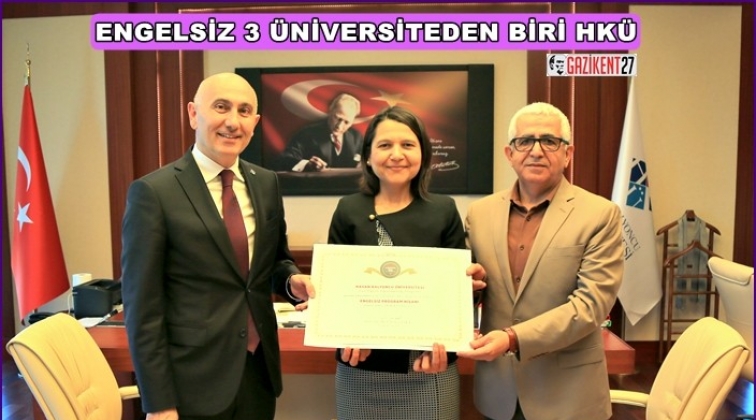 HKÜ’ye Engelsiz Üniversite nişanı ödülü