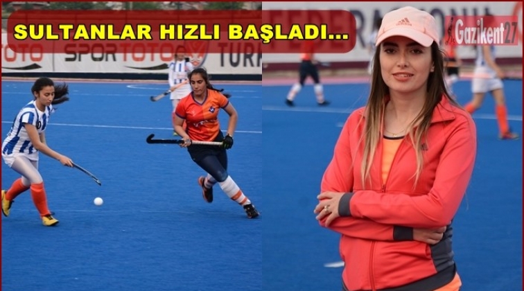 Hokeyin sultanları Süper Lig'e hızlı başladı