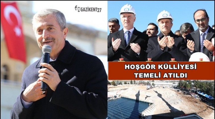 Hoşg&ouml;r K&uuml;lliyesi temelleri dualarla atıldı