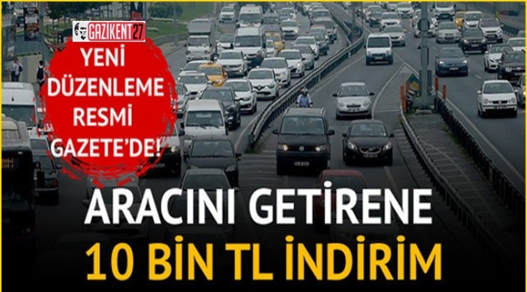 Hurda araca KDV indirimi başladı