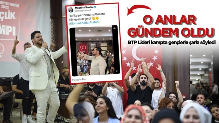 Hüseyin Baş gençlerle şarkı söyledi, gündem oldu!