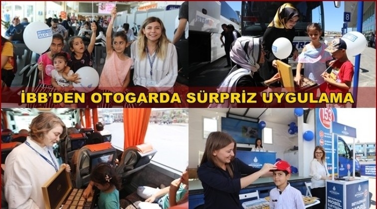 İBB'den vatandaşa s&uuml;rpriz uğurlama