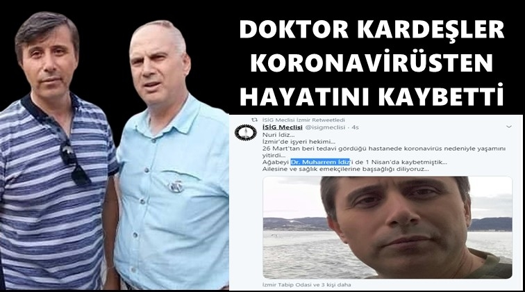 İki doktor kardeş koronadan vefat etti