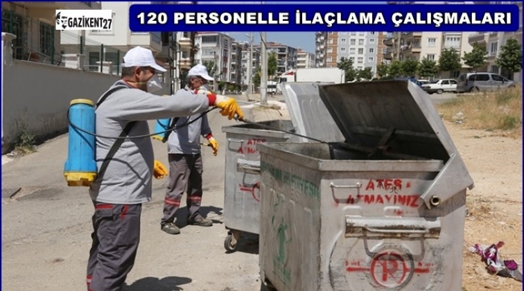 İlaçlama çalışmaları hızlandırıldı