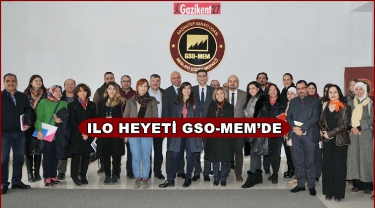 ILO heyeti Mesleki Eğitim Merkezi&rsquo;ni gezdi