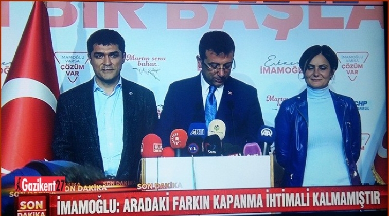 İmamoğlu: İstanbul'u kazandık, hayırlı olsun