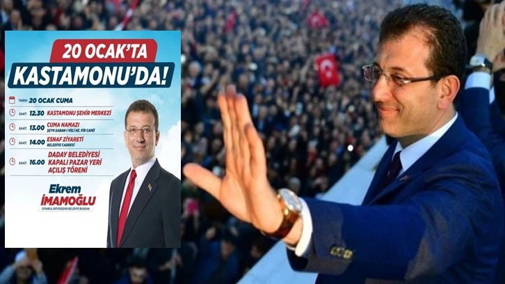 İmamoğlu, Anadolu ziyaretlerine Kastamonu'dan başlıyor