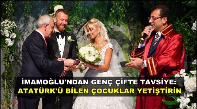İmamoğlu: &Ccedil;ifte mazbatalı nikaha hoş geldiniz