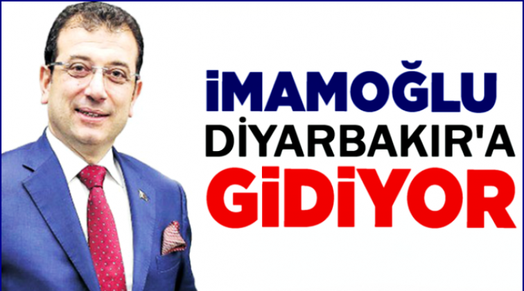 İmamoğlu Diyarbakır’a gidiyor