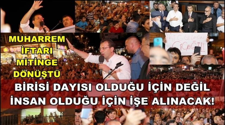 İmamoğlu Gazi Cemevi&rsquo;nden seslendi