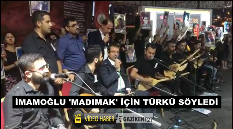 İmamoğlu, Madımak&nbsp;i&ccedil;in t&uuml;rk&uuml; s&ouml;yledi