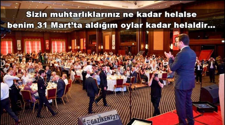 İmamoğlu muhtarlarla buluştu