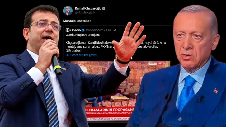 İmamoğlu'ndan Erdoğan'a çok sert montaj tepkisi