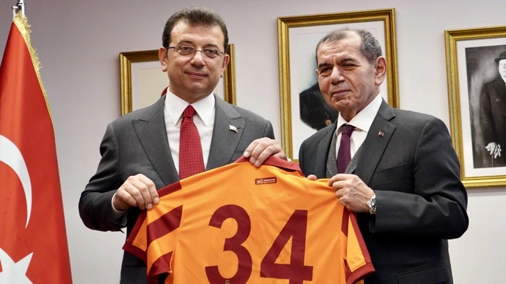 İmamoğlu'ndan Galatasaray'a ziyaret 