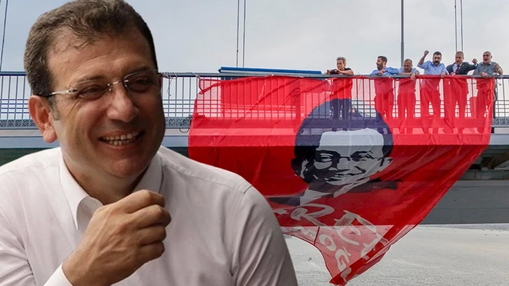 İmamoğlu'ndan o pankart için mesaj: Silmeye çalıştıkça görüntülerim daha çok belirecek