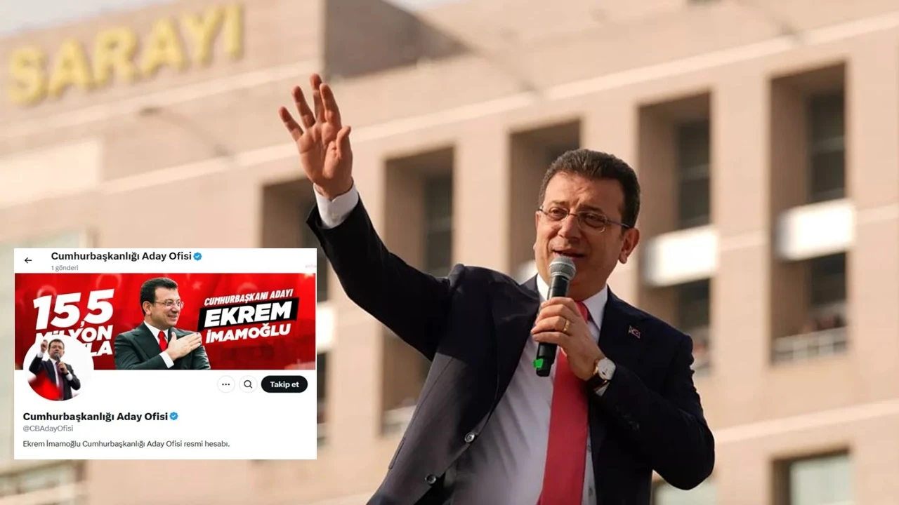 İmamoğlu&rsquo;nun "Cumhurbaşkanlığı Aday Ofisi" X hesabı erişime engellendi
