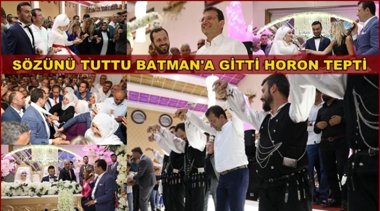 İmamoğlu s&ouml;z&uuml;n&uuml; tuttu Batman'a gitti