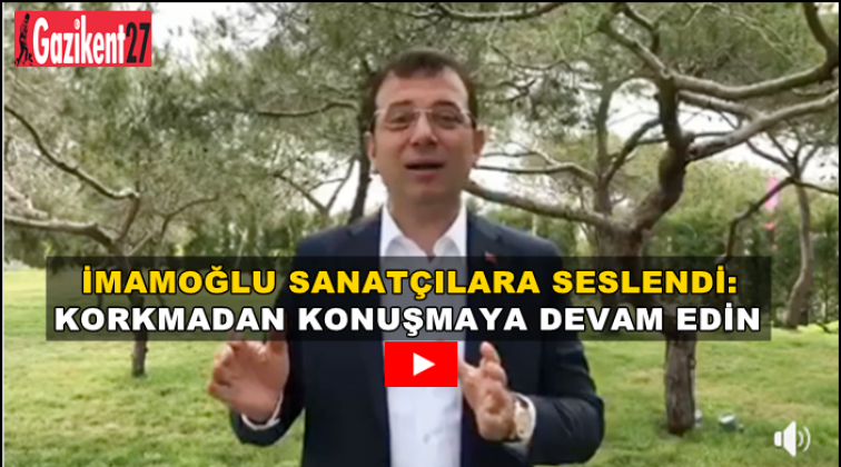 İmamoğlu: T&uuml;rkiye&rsquo;nin geleceği i&ccedil;in konuşun