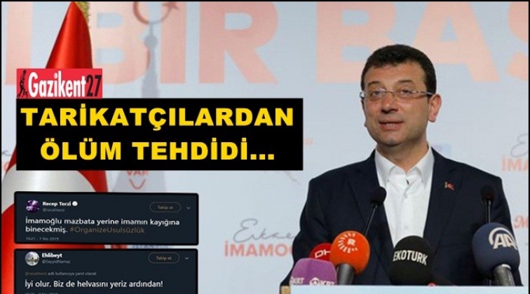 İmamoğlu'na &ouml;l&uuml;m tehdidi...