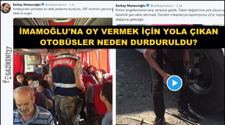 İmamoğlu'na oy verecekler trafik denetimi!