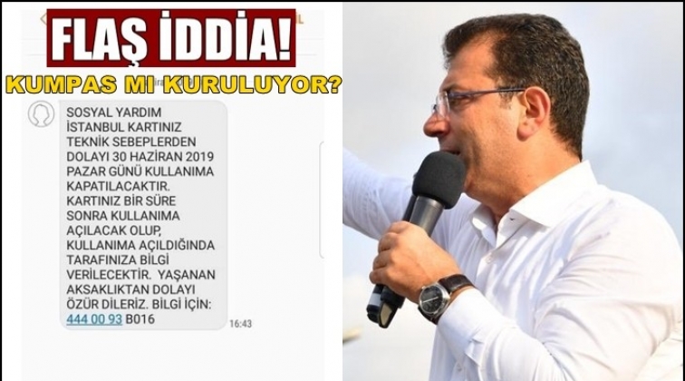 İmamoğlu'na sosyal yardım kumpası mı kuruluyor?