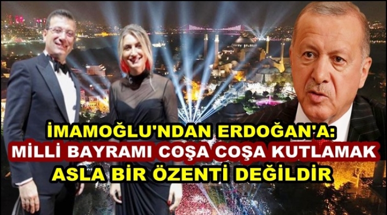 İmamoğlu’ndan Erdoğan’a ‘29 Ekim’ cevabı