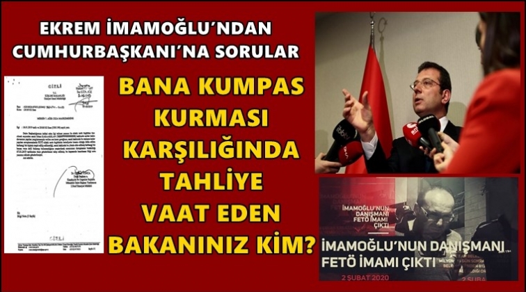 İmamoğlu'ndan Erdoğan'a sert tepki