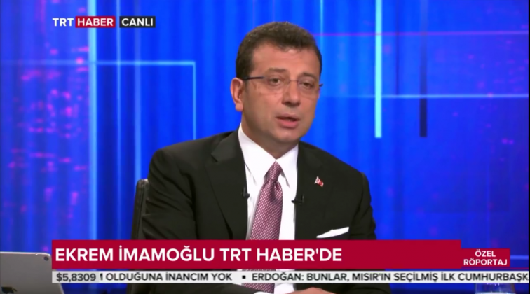 İmamoğlu'ndan TRT'ye: Burası benim