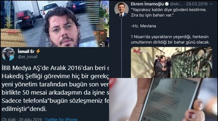 İmamoğlu'nun işten &ccedil;ıkardığı ismin arşivi ortaya sa&ccedil;ıldı