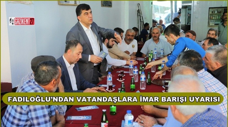 İmar barışı uyarısı