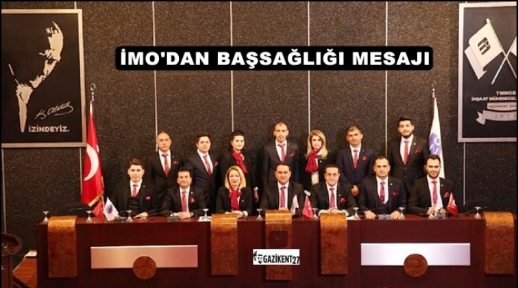 İMO'dan başsağlığı mesajı