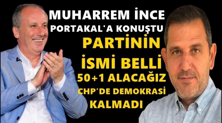 İnce: Tek başımıza 50+1 alacağız...